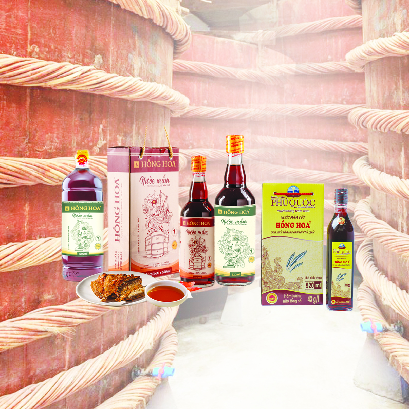 Nước mắm Phú Quốc Hồng Hoa